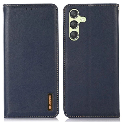 KHAZNEH For Samsung Galaxy A25 5G (Global) (161.0 x 76.5 x 8.3mm) Case Genuine Cow Leather Wallet Phone Cover
