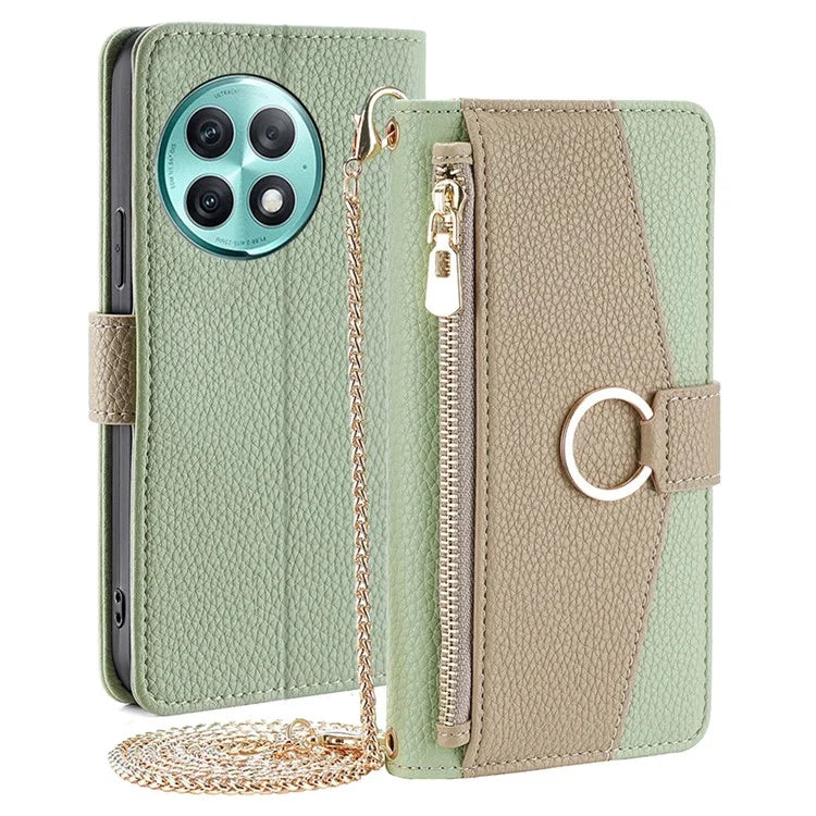 For OnePlus Ace 2 Pro 5G Case PU Leather Stand Makeup Mirror Cover