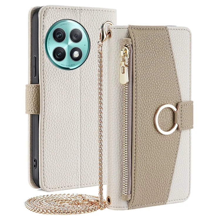 For OnePlus Ace 2 Pro 5G Case PU Leather Stand Makeup Mirror Cover