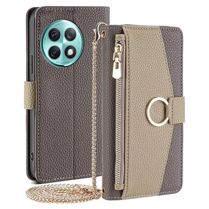 For OnePlus Ace 2 Pro 5G Case PU Leather Stand Makeup Mirror Cover