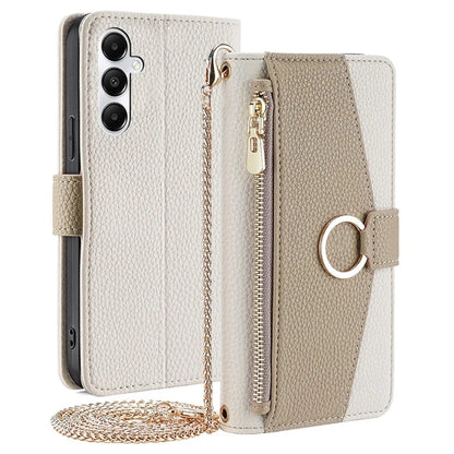 For Samsung Galaxy A05s 4G Case PU Leather Flip Cover with Makeup Mirror