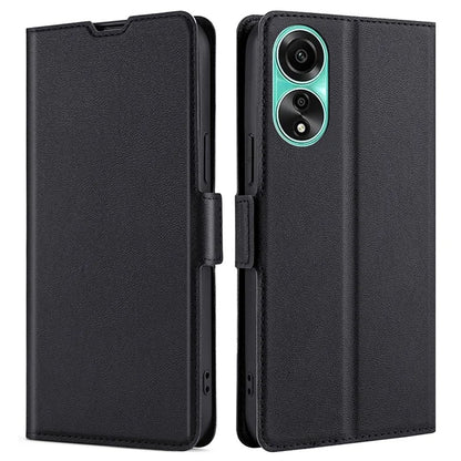 For Oppo A78 4G Case Scratch-resistant Leather Card Slot Phone Cover