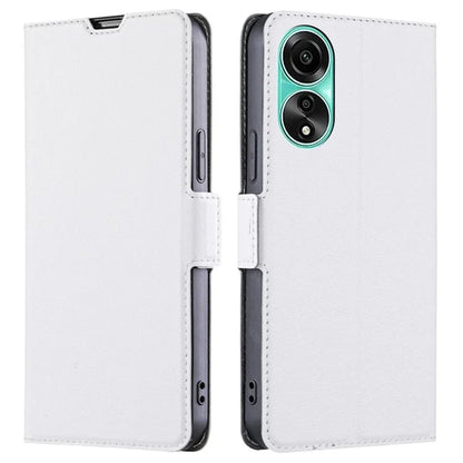 For Oppo A78 4G Case Scratch-resistant Leather Card Slot Phone Cover