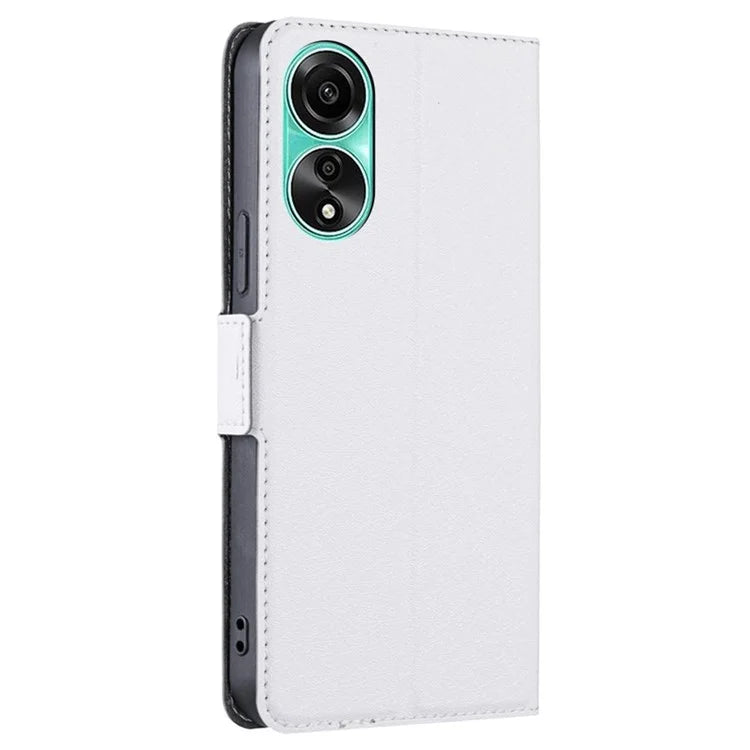For Oppo A78 4G Case Scratch-resistant Leather Card Slot Phone Cover