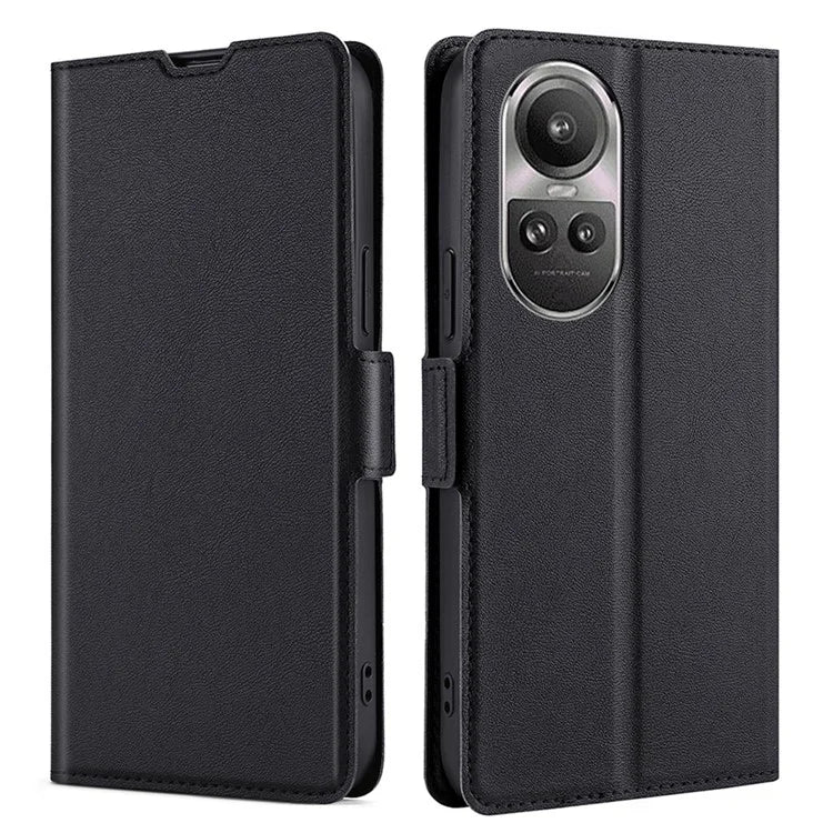For Oppo Reno10 5G (Global) / Reno10 Pro 5G (Global) Case Leather Card Slot Phone Cover
