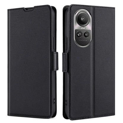 For Oppo Reno10 5G (Global) / Reno10 Pro 5G (Global) Case Leather Card Slot Phone Cover