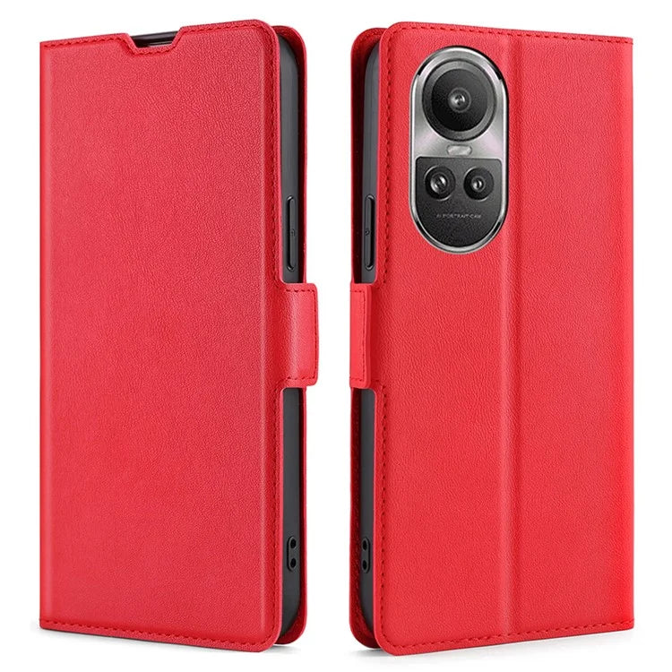 For Oppo Reno10 5G (Global) / Reno10 Pro 5G (Global) Case Leather Card Slot Phone Cover