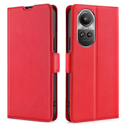 For Oppo Reno10 5G (Global) / Reno10 Pro 5G (Global) Case Leather Card Slot Phone Cover