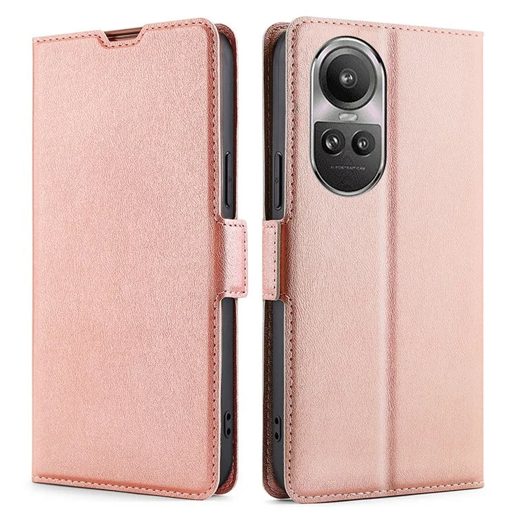 For Oppo Reno10 5G (Global) / Reno10 Pro 5G (Global) Case Leather Card Slot Phone Cover