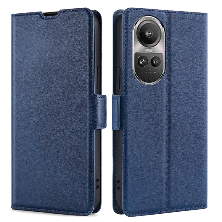 For Oppo Reno10 5G (Global) / Reno10 Pro 5G (Global) Case Leather Card Slot Phone Cover