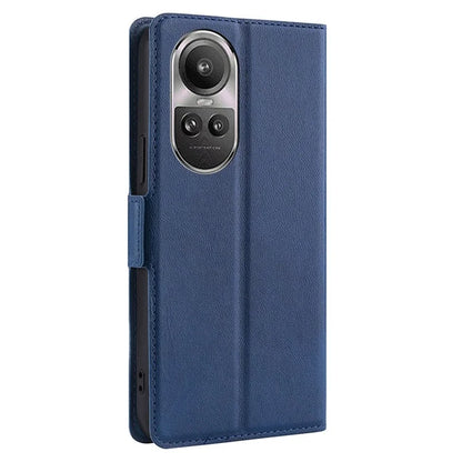 For Oppo Reno10 5G (Global) / Reno10 Pro 5G (Global) Case Leather Card Slot Phone Cover