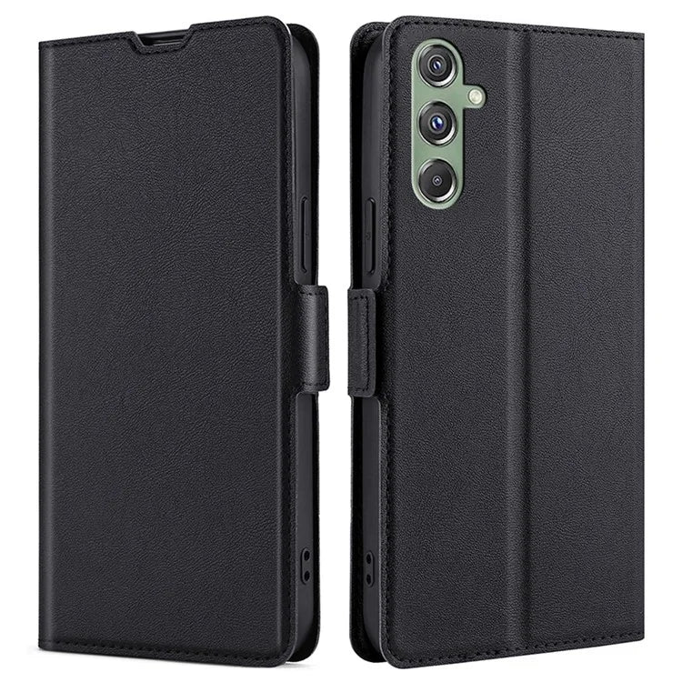 For Samsung Galaxy M34 5G / F34 5G Case Scratch-resistant PU Leather Phone Cover with Card Slot