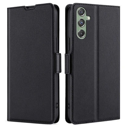 For Samsung Galaxy M34 5G / F34 5G Case Scratch-resistant PU Leather Phone Cover with Card Slot