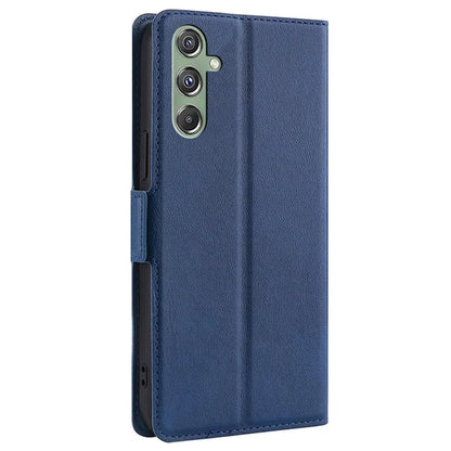 For Samsung Galaxy M34 5G / F34 5G Case Scratch-resistant PU Leather Phone Cover with Card Slot