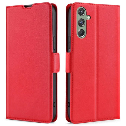 For Samsung Galaxy M34 5G / F34 5G Case Scratch-resistant PU Leather Phone Cover with Card Slot