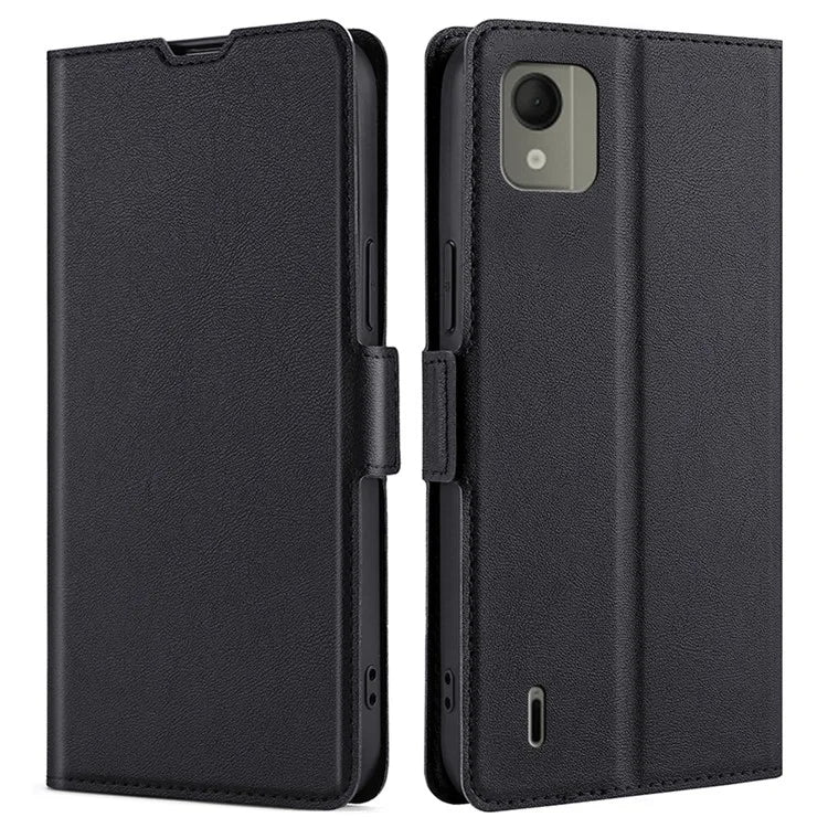 For Nokia C110 Case Scratch-resistant Leather Card Slot Phone Protector