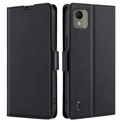 For Nokia C110 Case Scratch-resistant Leather Card Slot Phone Protector