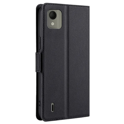 For Nokia C110 Case Scratch-resistant Leather Card Slot Phone Protector