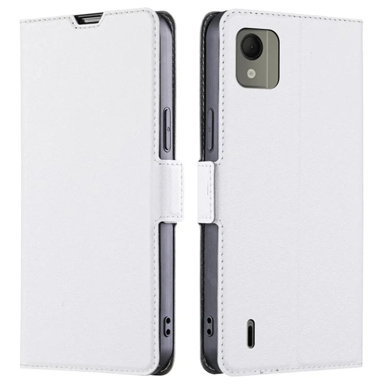 For Nokia C110 Case Scratch-resistant Leather Card Slot Phone Protector