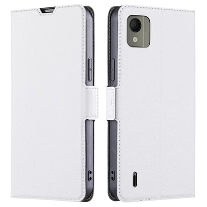 For Nokia C110 Case Scratch-resistant Leather Card Slot Phone Protector