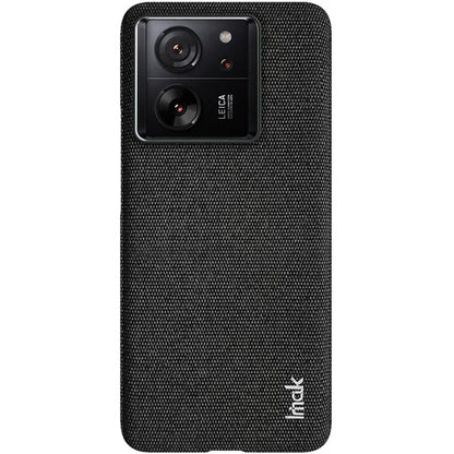 IMAK Ruiyi Series for Xiaomi 13T / 13T Pro Case Cloth Texture PU Leather+PC Phone Cover
