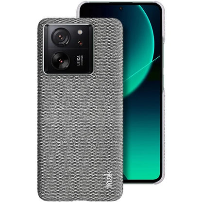 IMAK Ruiyi Series for Xiaomi 13T / 13T Pro Case Cloth Texture PU Leather+PC Phone Cover