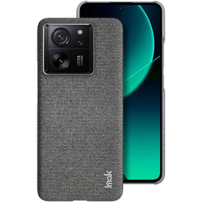 IMAK Ruiyi Series for Xiaomi 13T / 13T Pro Case Cloth Texture PU Leather+PC Phone Cover