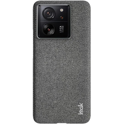 IMAK Ruiyi Series for Xiaomi 13T / 13T Pro Case Cloth Texture PU Leather+PC Phone Cover