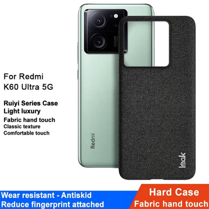IMAK Ruiyi Series for Xiaomi Redmi K60 Ultra Case Anti-scratch PU Leather+PC Smart Phone Cover
