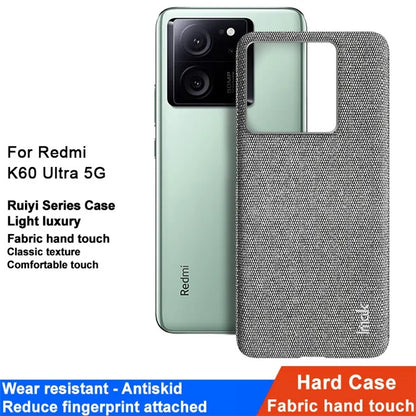 IMAK Ruiyi Series for Xiaomi Redmi K60 Ultra Case Anti-scratch PU Leather+PC Smart Phone Cover