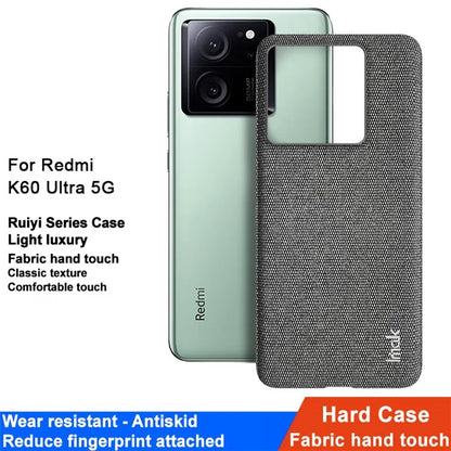 IMAK Ruiyi Series for Xiaomi Redmi K60 Ultra Case Anti-scratch PU Leather+PC Smart Phone Cover
