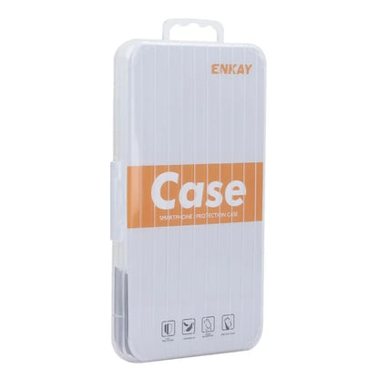 ENKAY HAT PRINCE For Samsung Galaxy A15 5G TPU Phone Case Clear Anti-slip Strip Edge Phone Cover Shell
