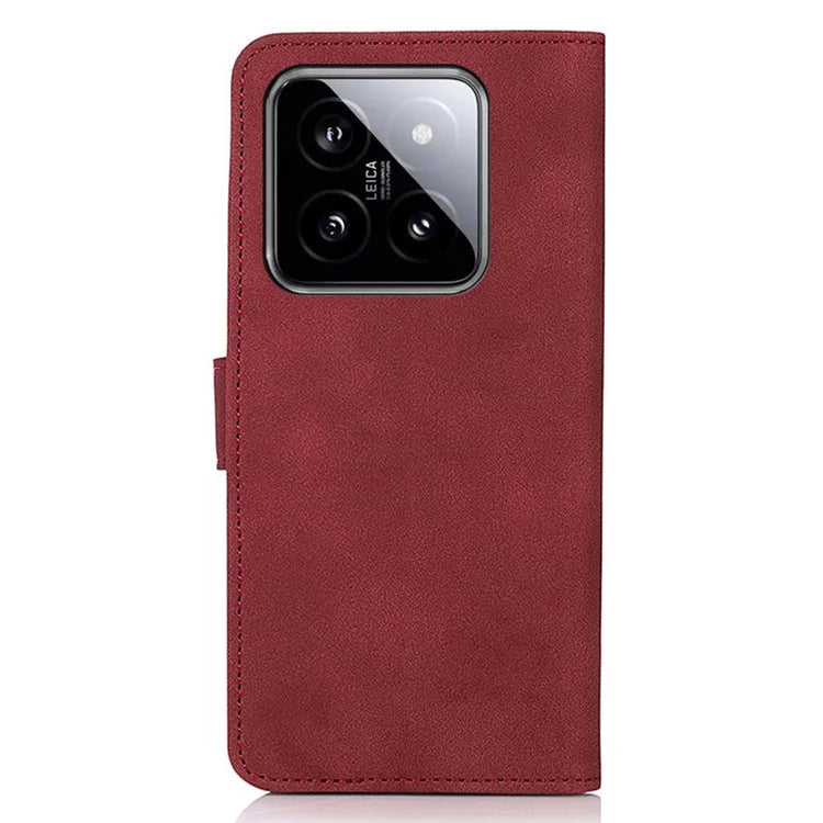KHAZNEH For Xiaomi 14 Case PU Leather Protective Phone Cover