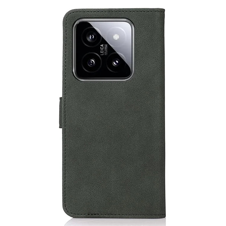 KHAZNEH For Xiaomi 14 Case PU Leather Protective Phone Cover