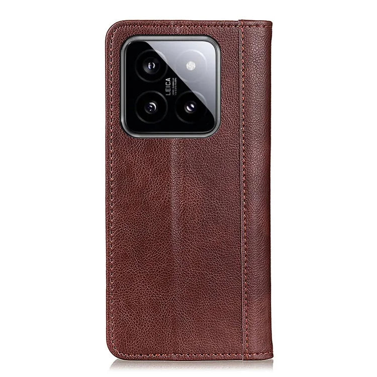 For Xiaomi 14 Pro Case Magnetic Auto Closing Split Leather Wallet Cover
