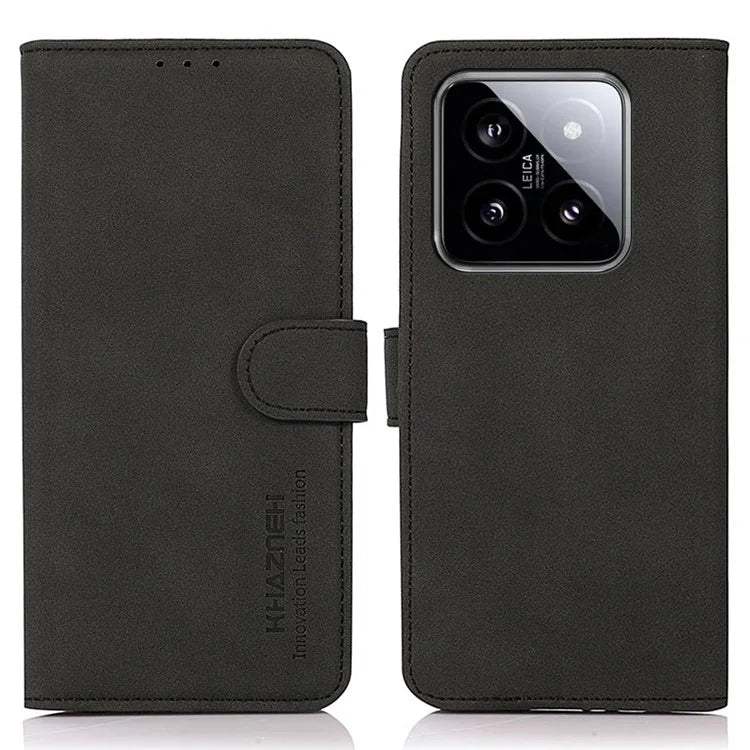 KHAZNEH For Xiaomi 14 Pro Case Anti-scratch Phone Wallet Cover