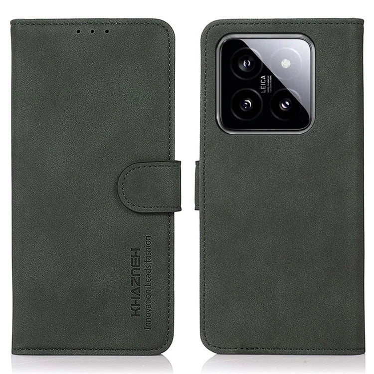 KHAZNEH For Xiaomi 14 Pro Case Anti-scratch Phone Wallet Cover