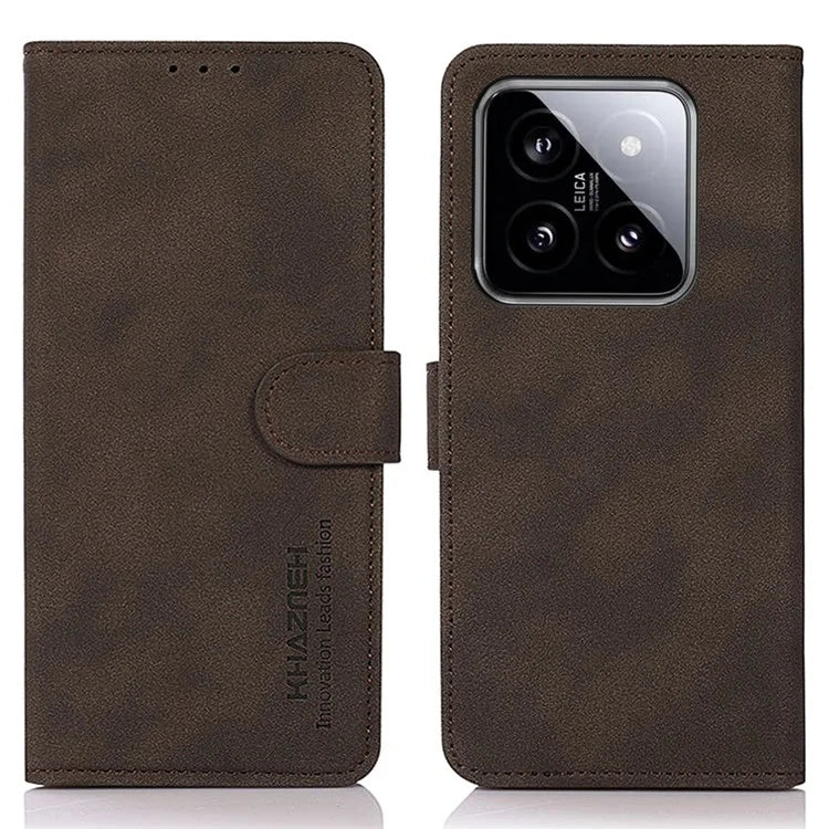 KHAZNEH For Xiaomi 14 Pro Case Anti-scratch Phone Wallet Cover