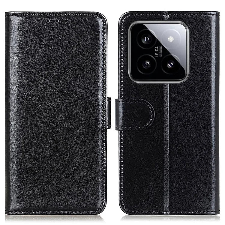 For Xiaomi 14 Pro Leather Case Wallet Stand Shockproof Phone Cover