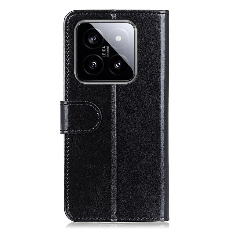 For Xiaomi 14 Pro Leather Case Wallet Stand Shockproof Phone Cover