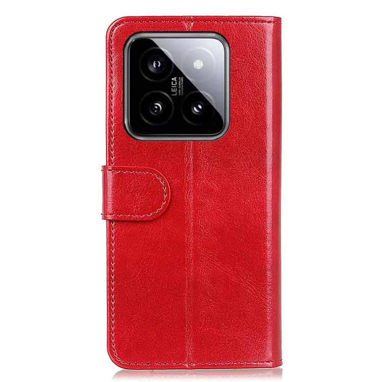 For Xiaomi 14 Pro Leather Case Wallet Stand Shockproof Phone Cover