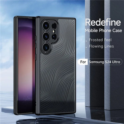 DUX DUCIS Aimo Series Phone Case for Samsung Galaxy S24 Ultra Case TPU+PC Phone Cover (REACH Certification)