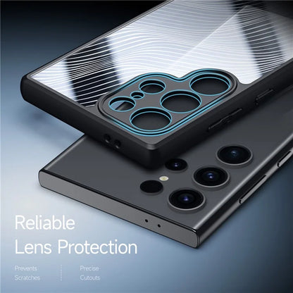DUX DUCIS Aimo Series Phone Case for Samsung Galaxy S24 Ultra Case TPU+PC Phone Cover (REACH Certification)