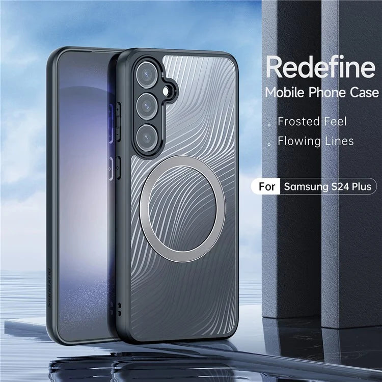 DUX DUCIS Aimo Series for Samsung Galaxy S24+ Case Compatible with MagSafe TPU+PC Slim Phone Cover (REACH)