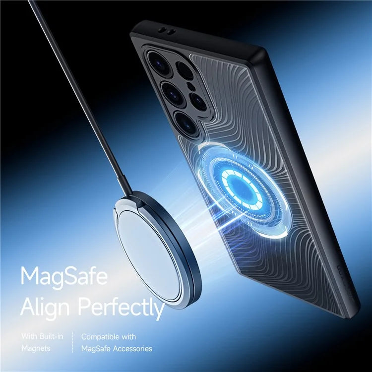 DUX DUCIS Aimo Series for Samsung Galaxy S24 Ultra Case Compatible with MagSafe TPU+PC Matte Phone Case (REACH)