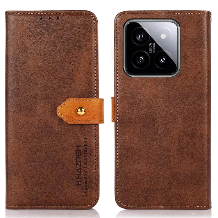 KHAZNEH For Xiaomi 14 Pro Case Wallet Stand Full Protection Phone Cover