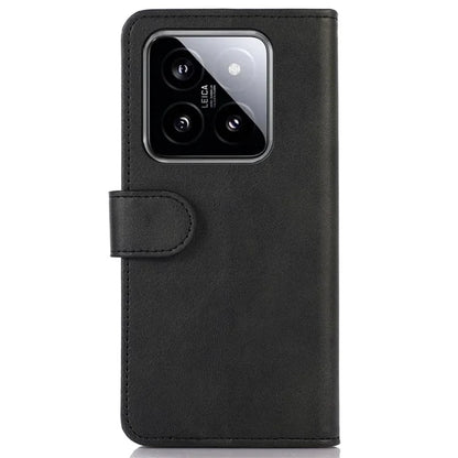 For Xiaomi 14 Case Cowhide Texture Wallet Shockproof Phone Cover