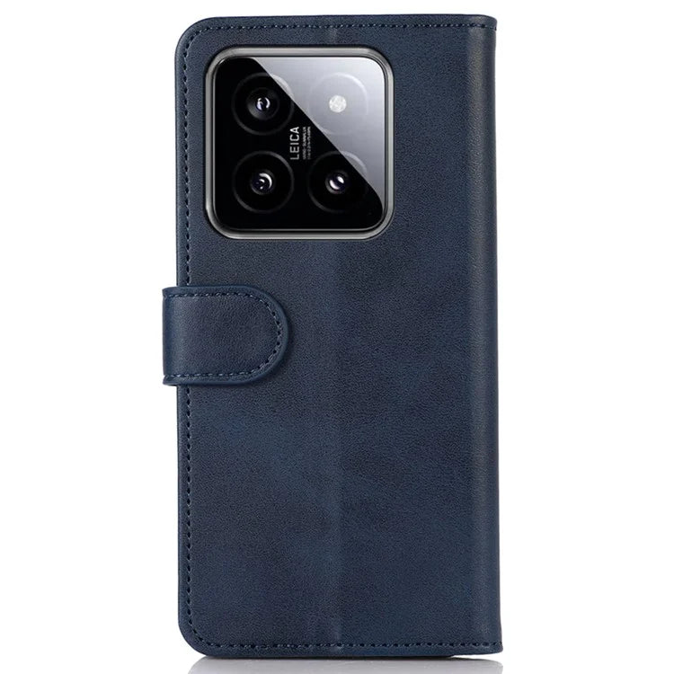 For Xiaomi 14 Case Cowhide Texture Wallet Shockproof Phone Cover