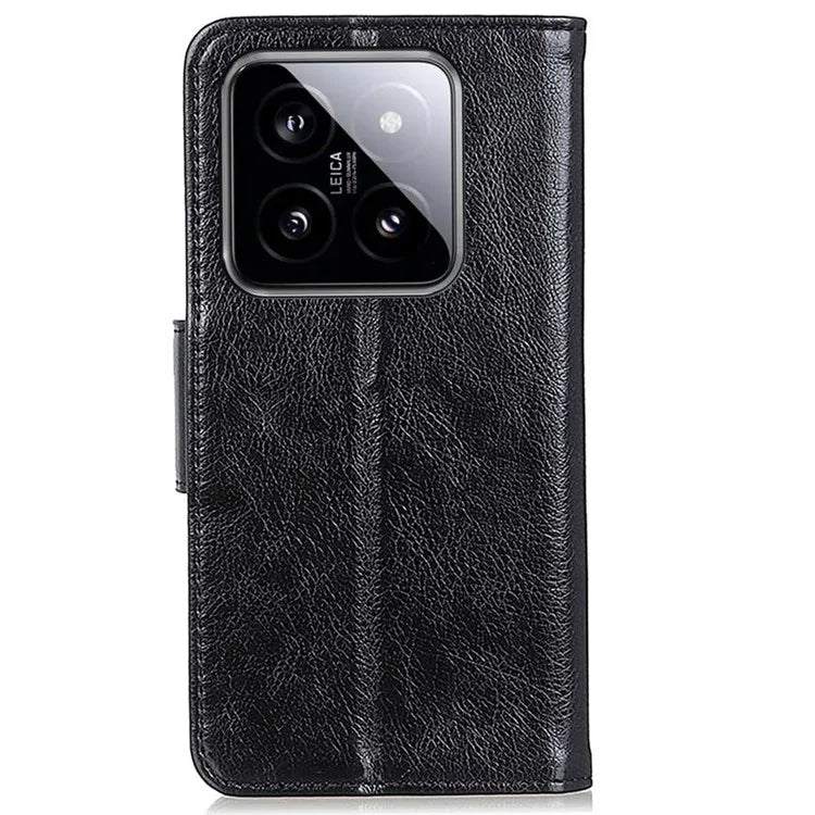 For Xiaomi 14 Case Split Leather Mobile Phone Stand Wallet Cover