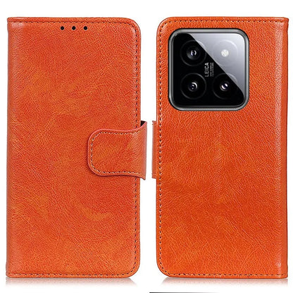 For Xiaomi 14 Case Split Leather Mobile Phone Stand Wallet Cover